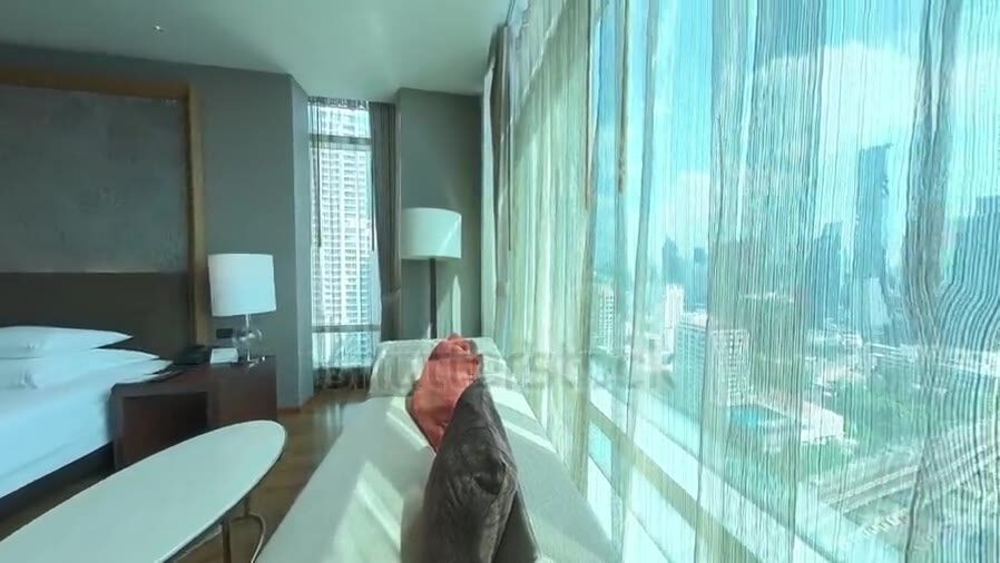 Source view for Modern Hotel Room Interior Design With a Sitting Area